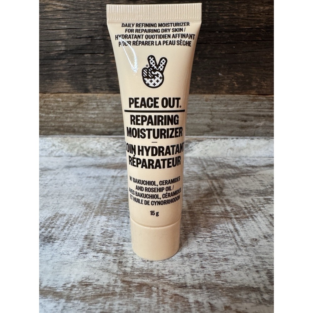 PEACE OUT SKINCARE REPAIRING MOISTURIZER Travel Size 15 ml / 0.5 oz‎ NWOB